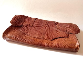 Snake leather vintage purse / handbag / bag Snakeskin 1960's