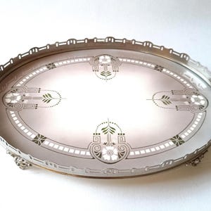 Beautiful Art Nouveau / Art Deco / Villeroy and Boch ceramic / porcelain serving tray