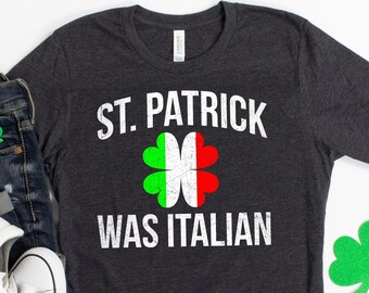 Italian Irish Shirt, Lucky Shirt For Women, St. Pattys Outfit For Men, Funny Irish Shirt, Lucky Charms Tee, St Patrick's Day Shirt