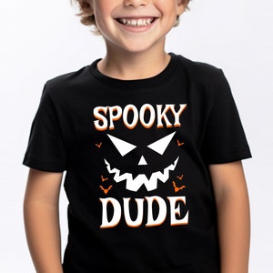 Spooky Dude Shirt, Halloween Boys Shirt, Jack O Lantern Tee For Kids, Pumpkin Toddler Shirt, Spooky Vibes Shirt, Fall Kids Shirt