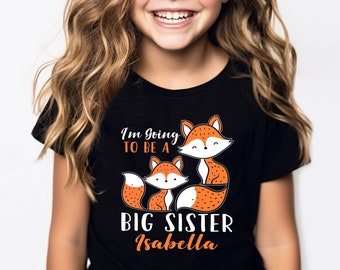 Big Sister Shirt, I'm Going To Be A Big Sister, Big Sister Announcement, Big Sister To Be, Pregnancy Reveal, Big Sis Shirt