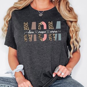 Personalized Mom Shirt, Mom Shirt With Kids Names, Gift For Mom, Mother's Day Gift, Mom Birthday Gift, Gift From Kids, Mommy Sweatshirt