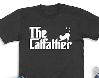 The Catfather Shirt, Cat Owner Shirt, Gift For Cat Lover, Cat Dad Sweatshirt, Funny Daddy Shirt For Pet Owner, Best Cat Dad Shirt