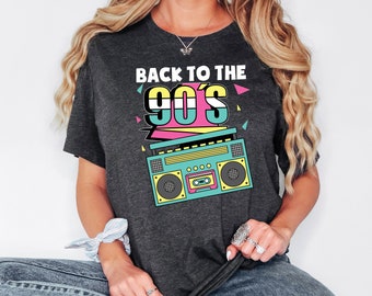 Back To The 90s Shirt, Vintage 90s Shirt, 90s Birthday Gift For Women, 1990s Shirt For Her, 90s Party Outfit, Retro 90s Sweatshirt