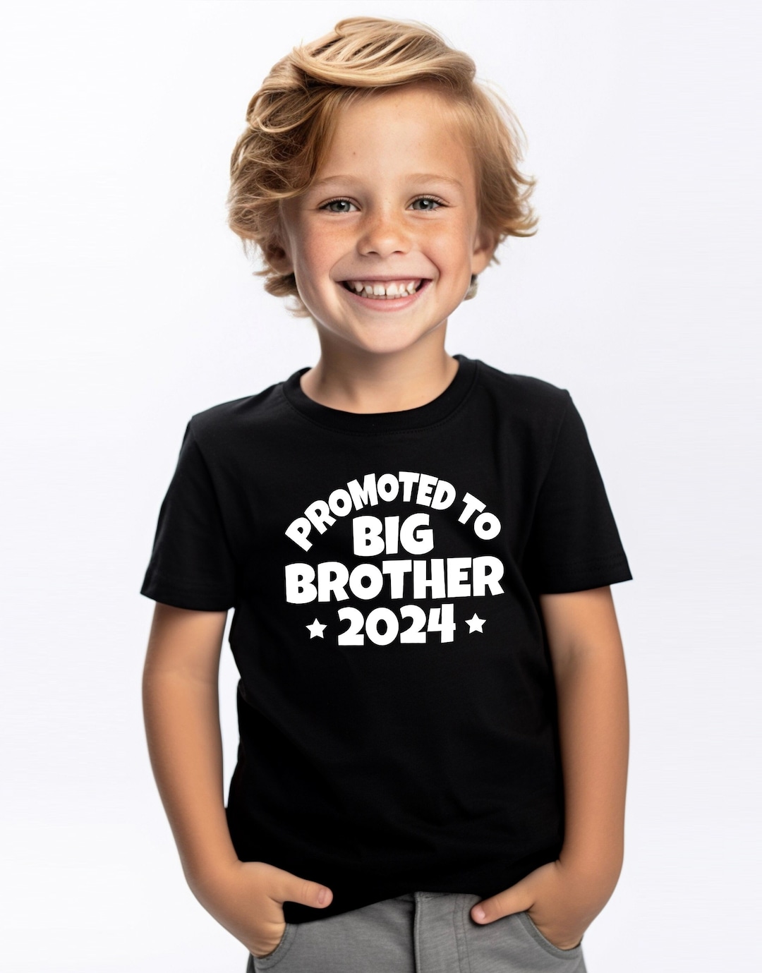 Promoted to Big Brother 2024 Shirt, Baby Announcement, Big Brother