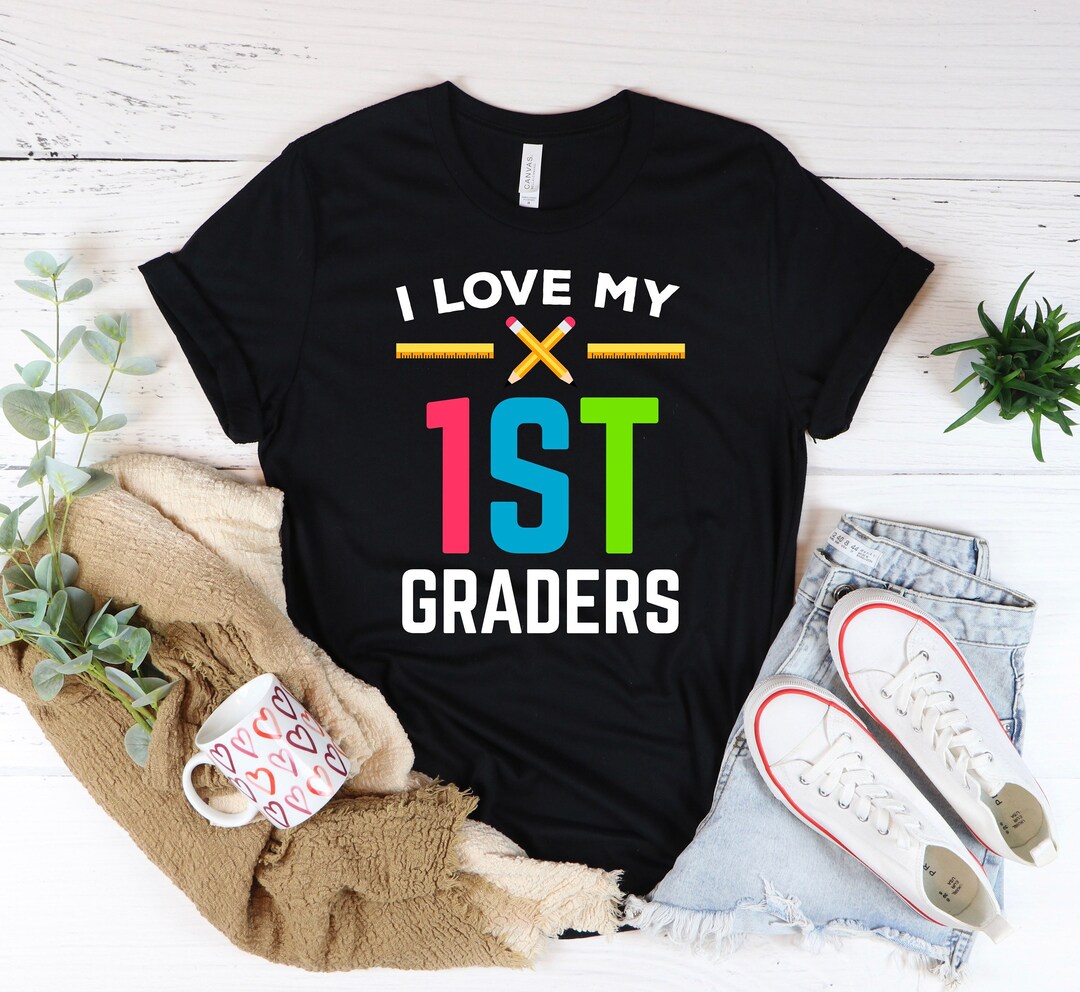 First Grade Teacher Shirt, Gift for Teachers, First Day of School Shirt ...