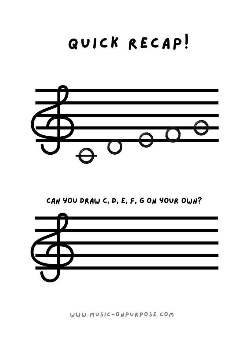 Beginner Music Theory Workbook Musical Alphabet Digital Colouring Music ...