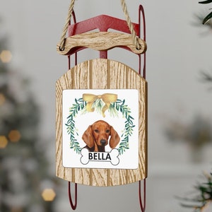 Personalized Pet Ornament, Custom Dog Christmas Ornament, Wooden Ornament Using Photo, Cat Christmas Photo Ornament, Pet Portrait Name Gift