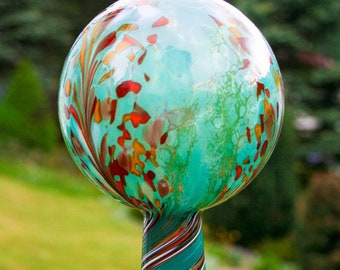 Turquoise garden sphere