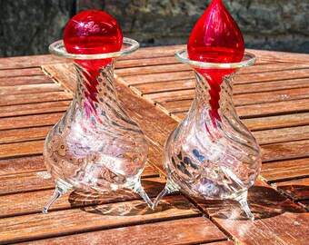 稀少ワンダーデコールイギリスアンティーク古いガラス虫取り瓶FlyTrapパープル Antique Hand Blown Glass Fly Catcher Bottle - Etsy