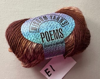 Wisdom Yarns Poems 100% Schurwolle Garn. Türkei