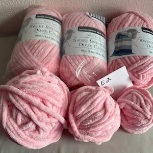 Sweet Snuggles Yarn by Loops & Threads Color Pink/Rose