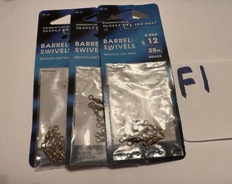 South Bend Barrel Wirbel Größe 12, 8 Pak, 3er Set