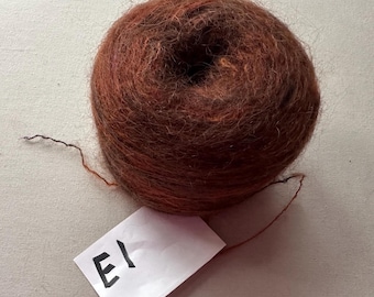 Chasing Rainbows Dyeworks Garn, gebürstet Mohair