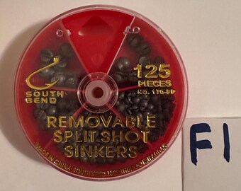 South Bend Abnehmbares Split Shot Blei-Sortiment