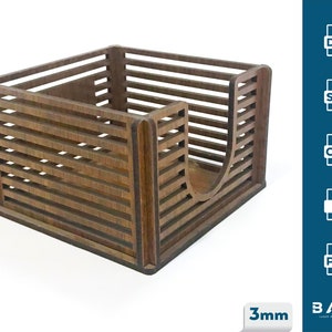 Paper holder 3mm, Desk Paper Holder SVG, Paper Stand, Laser cut file, Laser Plans, Glowforge Cut, Laser project
