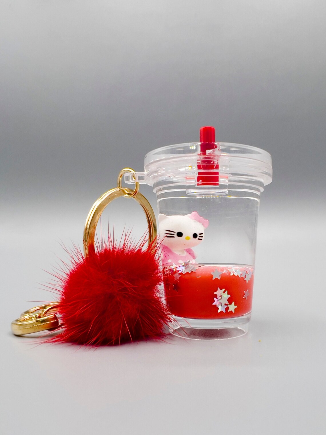 Hello Kitty Boba Baby Keychain Kawaii Boba Baby Keychain for Etsy