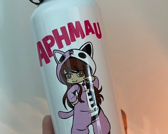 Aphmau - Garrafa de água personalizada - Garrafa para bebidas esportivas