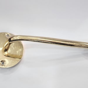 Solid brass unlacquered toilet paper holder for bathroom, copper toilet paper holder