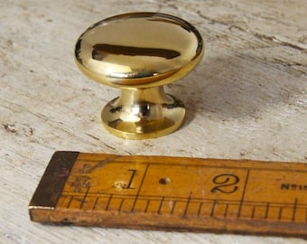 Unlacquered Solid Brass Cabinet Knob Set | Raw Brass Drawer Knobs | Luxury Vintage Furniture Hardware, sold in sets