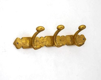 Handmade solid brass wall hook,Brass coat rack,wall hook for doors, wall-mounted coat rack for bathrooms