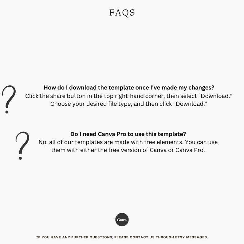 Canva Clipart Mockup Templates: Etsy Listing Images (Digital Download) image 10
