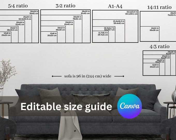 Visual Size Examples This item is unavailable - Etsy