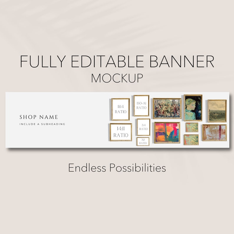 etsy banner for art