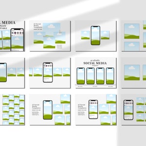 Instagram Post Mockups With Canva Templates | Digital Product Mockups ...