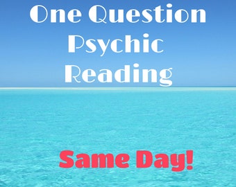 One Question Reading! Same Day Delivery