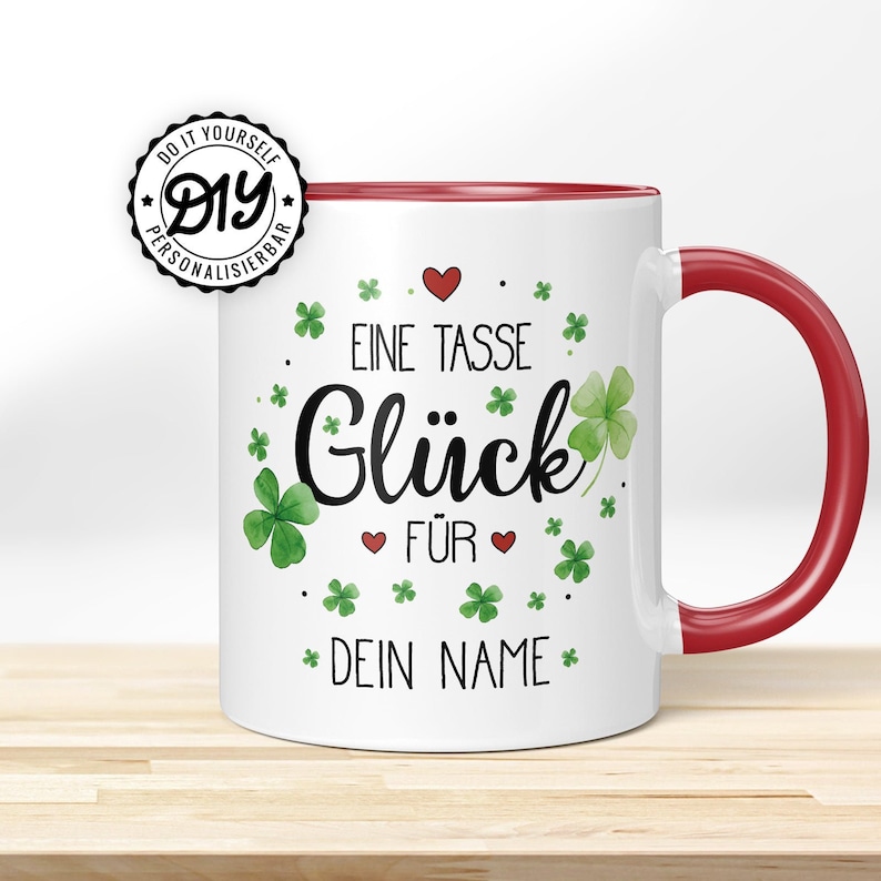 Kaffeetasse mit Namen Becher mit Spruch Kaffeetasse Keramik personalisiert Geburtstags Geschenk Beste Freundin Abschiedsgeschenk Bild 8