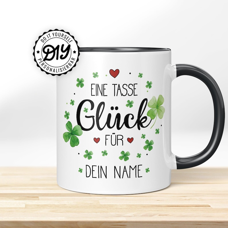 Kaffeetasse mit Namen Becher mit Spruch Kaffeetasse Keramik personalisiert Geburtstags Geschenk Beste Freundin Abschiedsgeschenk Bild 7