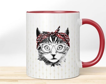 Frauchens Trinknapf » Motivtasse. Bedruckte Kaffeetasse | Kaffeebecher mit witzigem Katzen-Design – Lustige Tasse, schönes Katzen Geschenk!