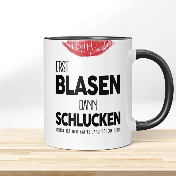 Lustige Tasse für den Mann | Motivtasse bedruckt mit heißem Spruch | Witziges Geschenk für Männer | Kaffeetasse fürs Büro & für zu Hause.