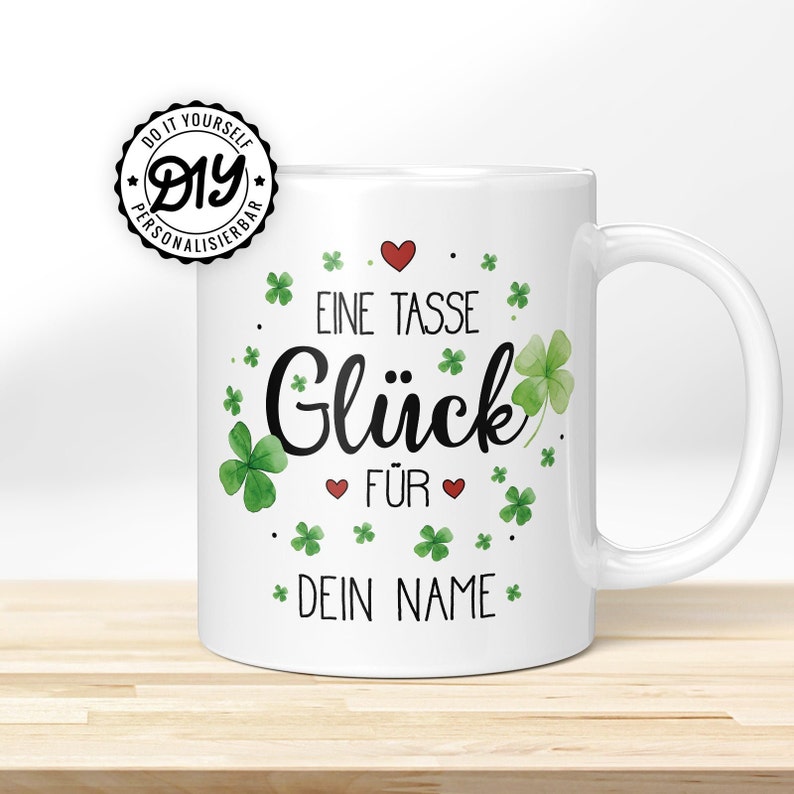 Kaffeetasse mit Namen Becher mit Spruch Kaffeetasse Keramik personalisiert Geburtstags Geschenk Beste Freundin Abschiedsgeschenk Weiss