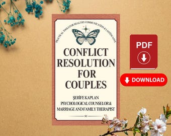 Conflict Resolution for Couples Relationship Workbook & Communication Guide PDF eBook