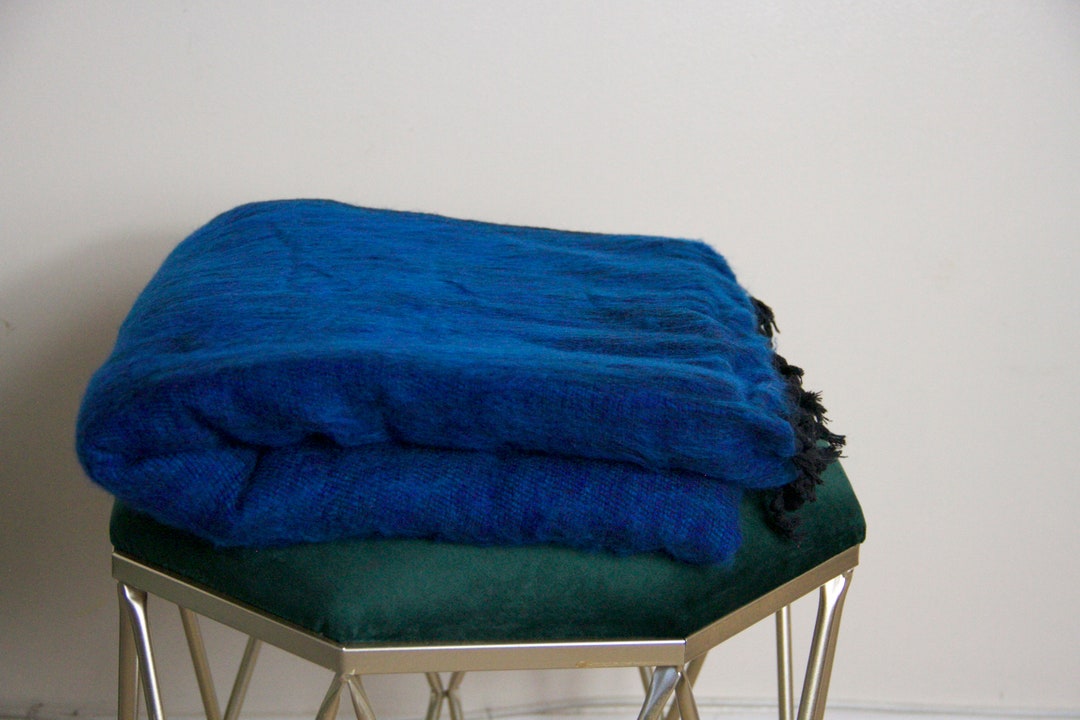 Handwoven Warm Yak Wool Blanket Throws Sofa Bed Spread Etsy