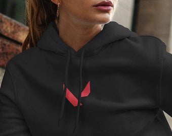 Unisex Valorant Hoodie, Valorant Sweatshirt - Perfektes Gaming Merch Geschenk für Gamer | Valorant Logo | Unisex Hoodie | Geschenke für Ihn, Sie"