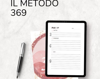 Metodo 369 | Diario manifestativo | 90 pagine | Legge di attrazione