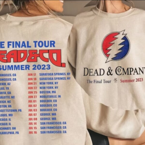 Dead and Company The Final 2023 Summer Tour T-Shirt, Dead and Company Shirt, Tour 2023 Shirt 1489733768