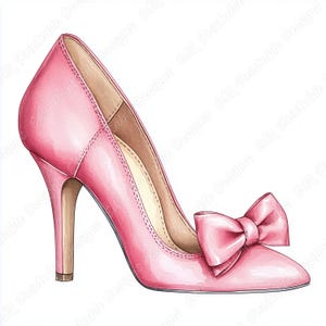 20 imágenes prediseñadas de tacones altos, imágenes imprimibles de zapatos de mujer, descarga digital de zapatos de fiesta de acuarela, conjunto de manualidades de papel para álbumes de recortes de zapatos de boda JPG
