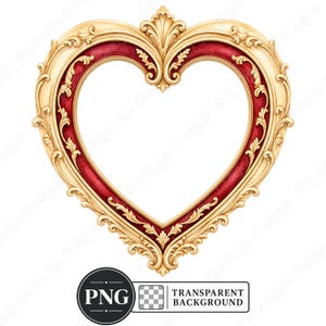 Vintage Heart Frame - Etsy