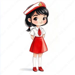 20 Cute Flight Attendant Girl Clip Art, Woman Stewardess Printable Images, Watercolor Air Hostess Digital Download, Scrapbooking Paper JPG