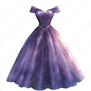 20 Abendkleid Clip Art, Abschlussball Kleid druckbare Bilder, Prinzessin Kleid Digital Download, Elegante Ballkleider Scrapbooking Papierhandwerk JPG Set