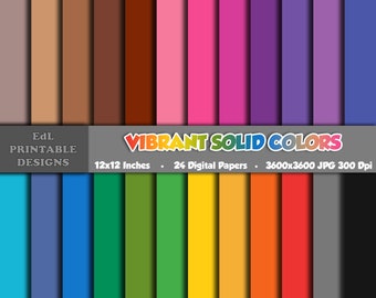 Stipes Color Digital Paper Pack, Rainbow Colours Printable Background ...