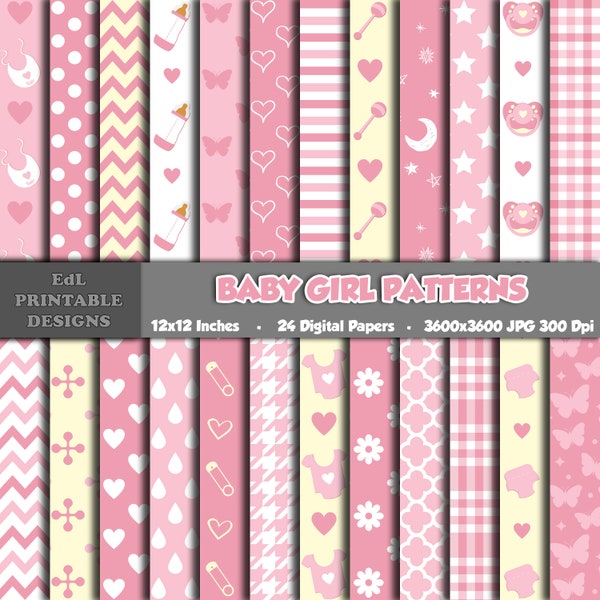Baby Girl Pattern - Etsy