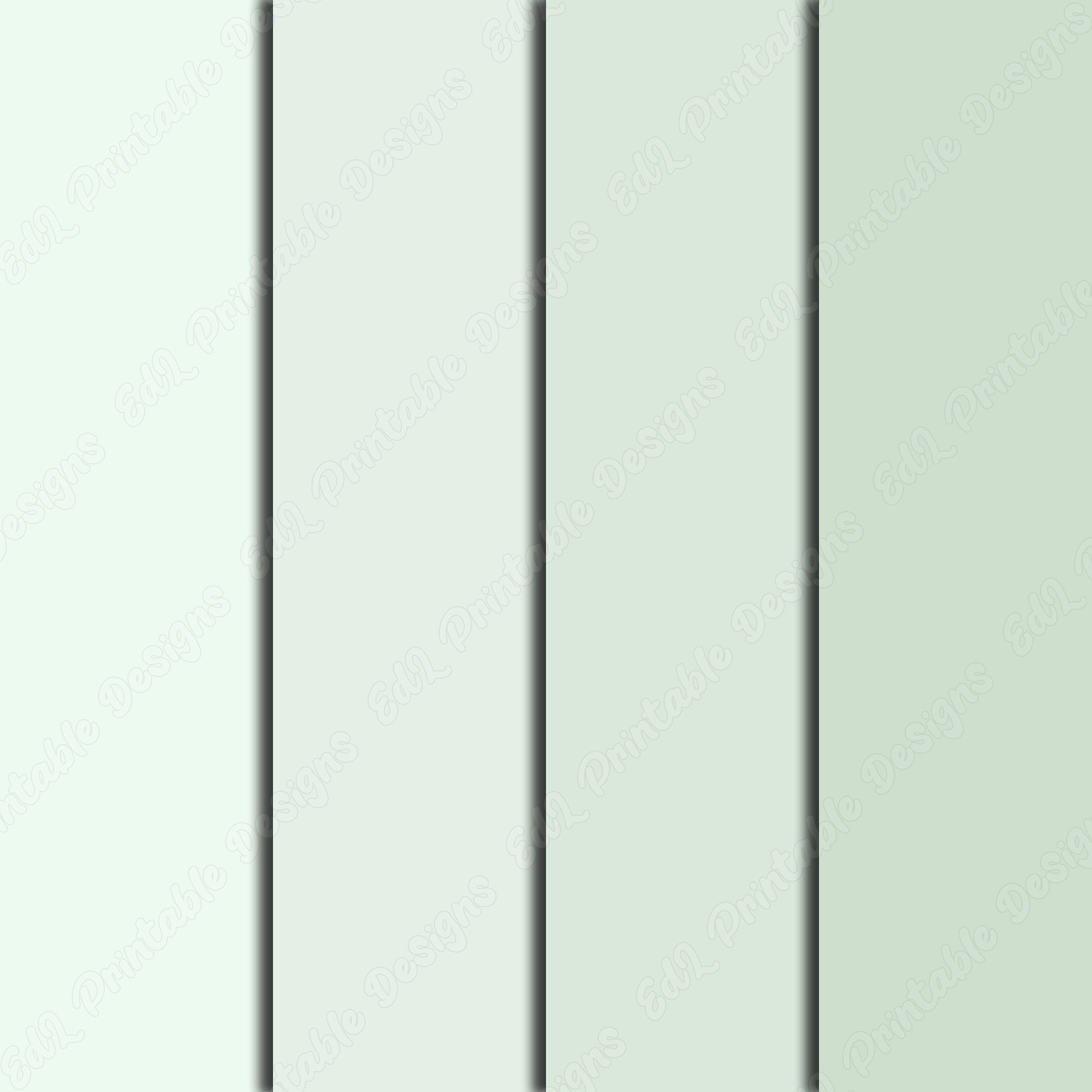 Shades of Green Digital Paper, Printable Green Solid Colors Background ...