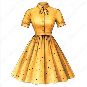 19 Casual Vestido Feminino Clip Art, Roupas Femininas Imagem Imprimível, Vestido Feminino Digital Download, Vestido Feminino Scrapbooking Papel Artesanal Pacote JPG