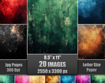 Carta da giornale con texture grunge, sfondi rustici rovinati (download digitale)