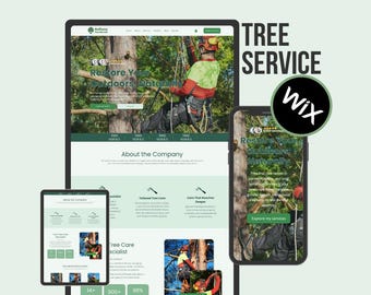 Modèle de Site Web Wix Tree Service : Conception d'entreprise d'aménagement paysager